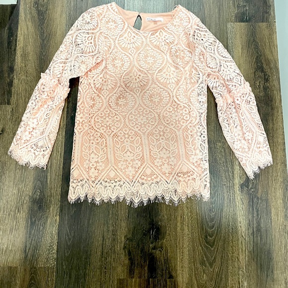 Pink Lace Top - Picture 1 of 1